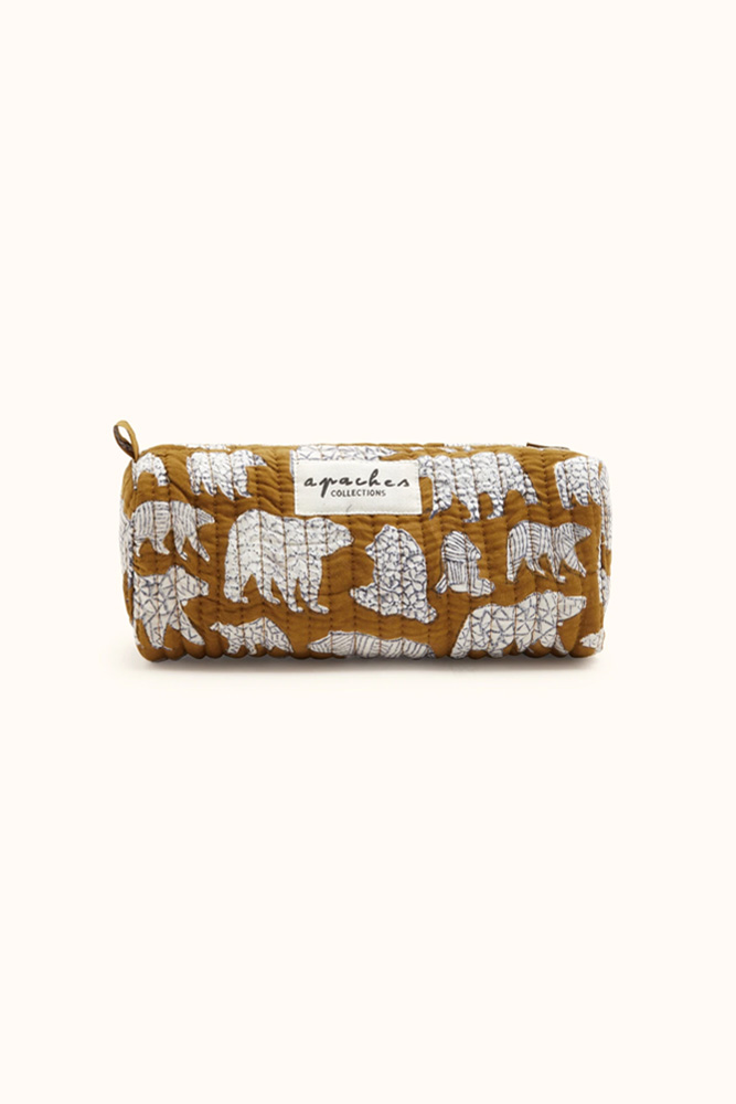 Trousse 'Opal' Ours Tapenade | APACHES COLLECTIONS