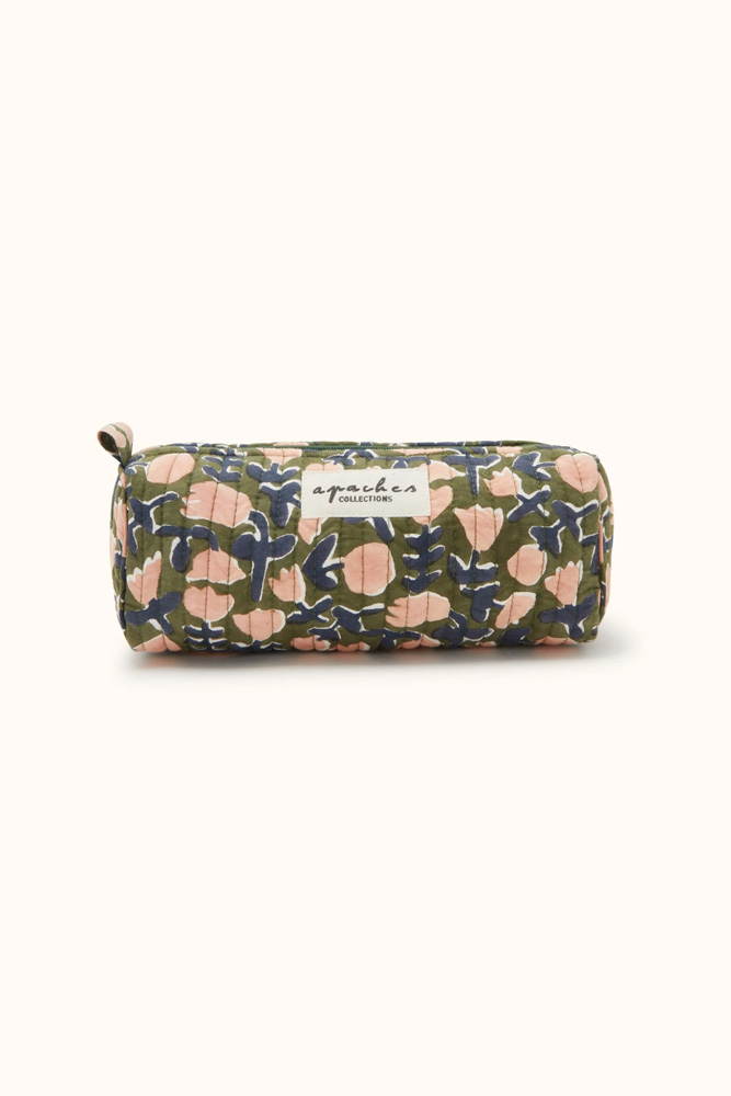 Trousse 'Opal' Tulipe Kaki | APACHES COLLECTIONS