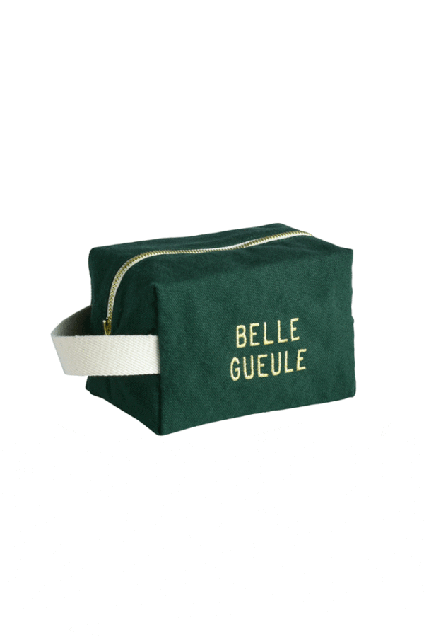 Trousse de toilette Cube 'Iona' Nori "Belle gueule" PM