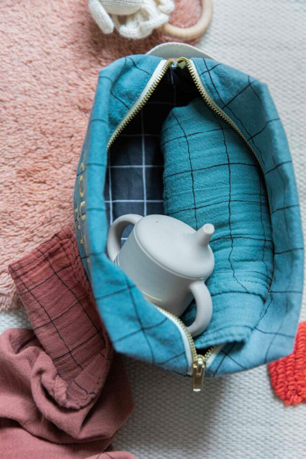 Trousse de toilette Cube 'Ray blush' GM