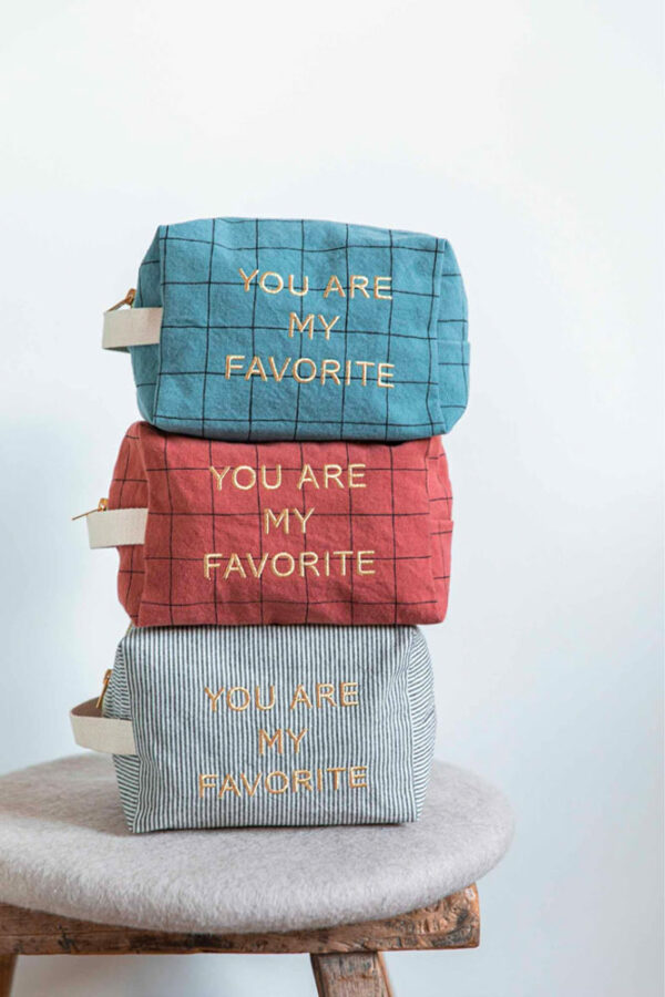 Trousse de toilette Cube 'Ray matcha' GM