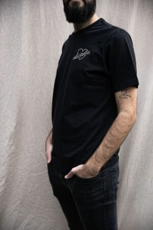 T-shirt 'Su-père' noir | TAJINEBANANE