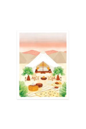 Affiche 'Glamping' | ALL THE WAYS TO SAY