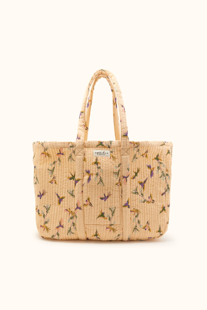 Sac cabas 'Samba' Cerisier Kaki | APACHES COLLECTIONS