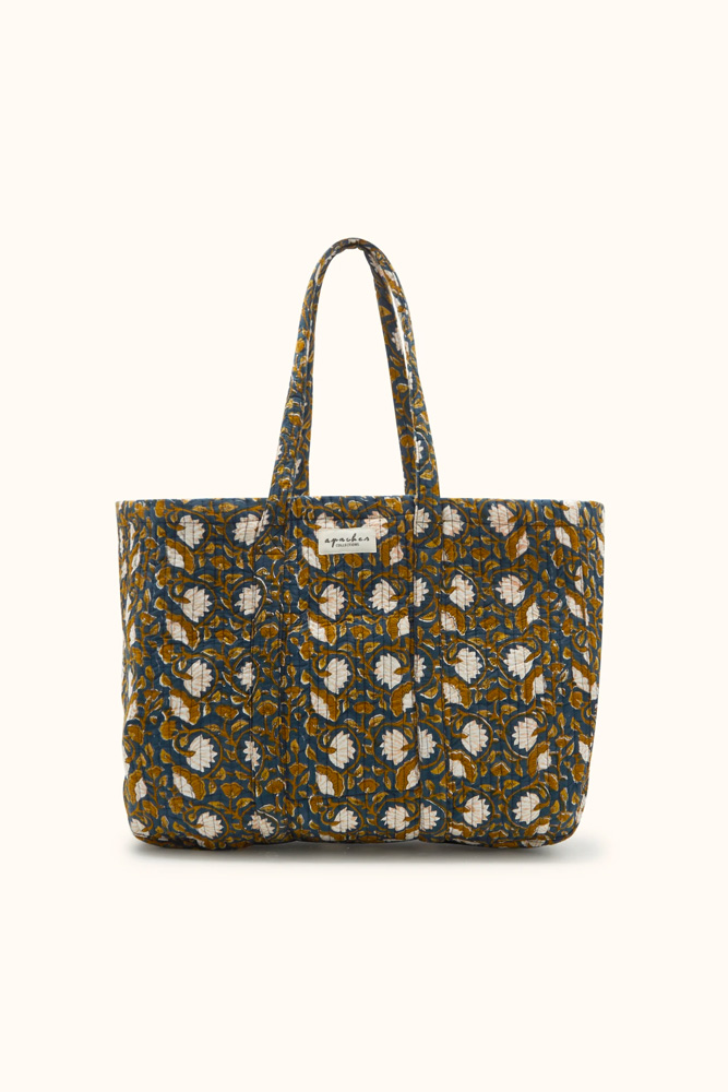 Sac cabas 'Samba' Éventail Orage | APACHES COLLECTIONS