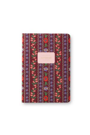 Cahier 'Posy' Bordeaux | RIFLE PAPER CO