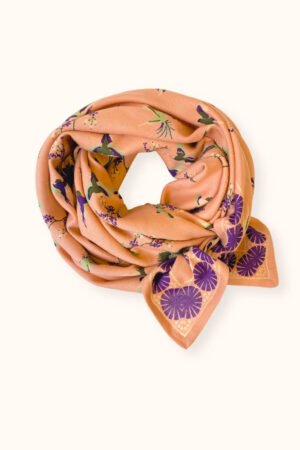 Foulard Latika 'Cerisier' Blush | APACHES COLLECTIONS