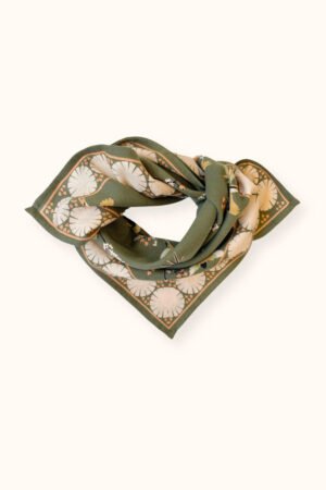 Petit foulard Manika 'Cerisier' Eucalyptus | APACHES COLLECTIONS