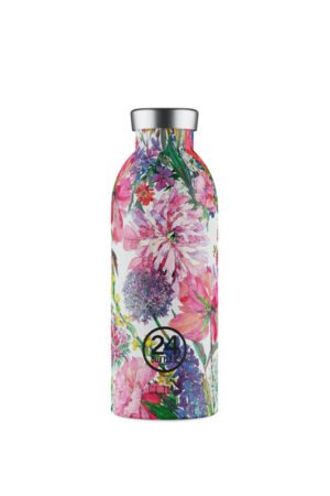 Gourde isotherme Clima en inox 'Begonia' | 24 BOTTLES