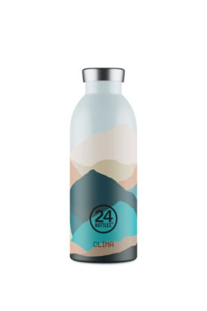 Gourde isotherme Clima en inox 'Mountains' | 24 BOTTLES