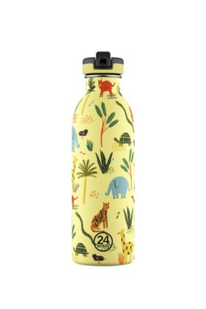 Gourde Kids en inox 'Jungle Friends' | 24 BOTTLES