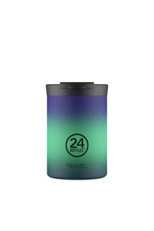 Mug isotherme Travel Tumbler en inox 'Borealis' | 24 Bottles