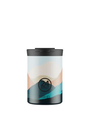 Mug isotherme Travel Tumbler en inox 'Mountains' | 24 Bottles