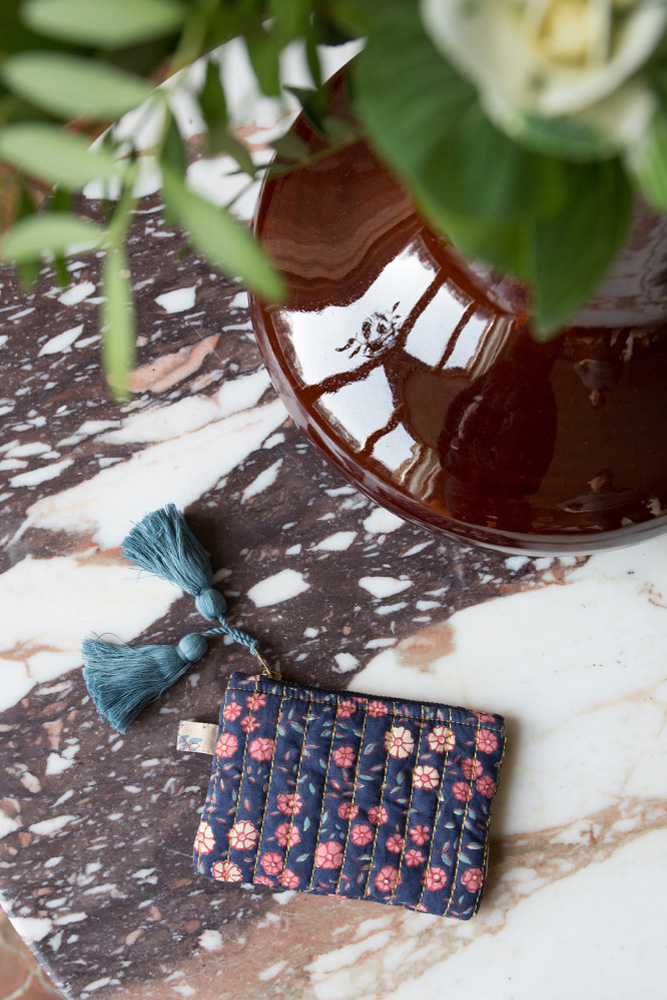 Porte-monnaie 'Lois' Midnight Star Garden | LOUISE MISHA