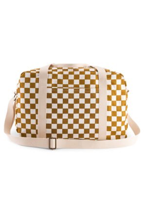Sac à langer/week-end 'Raphael' Damier Caramel | ROSE IN APRIL