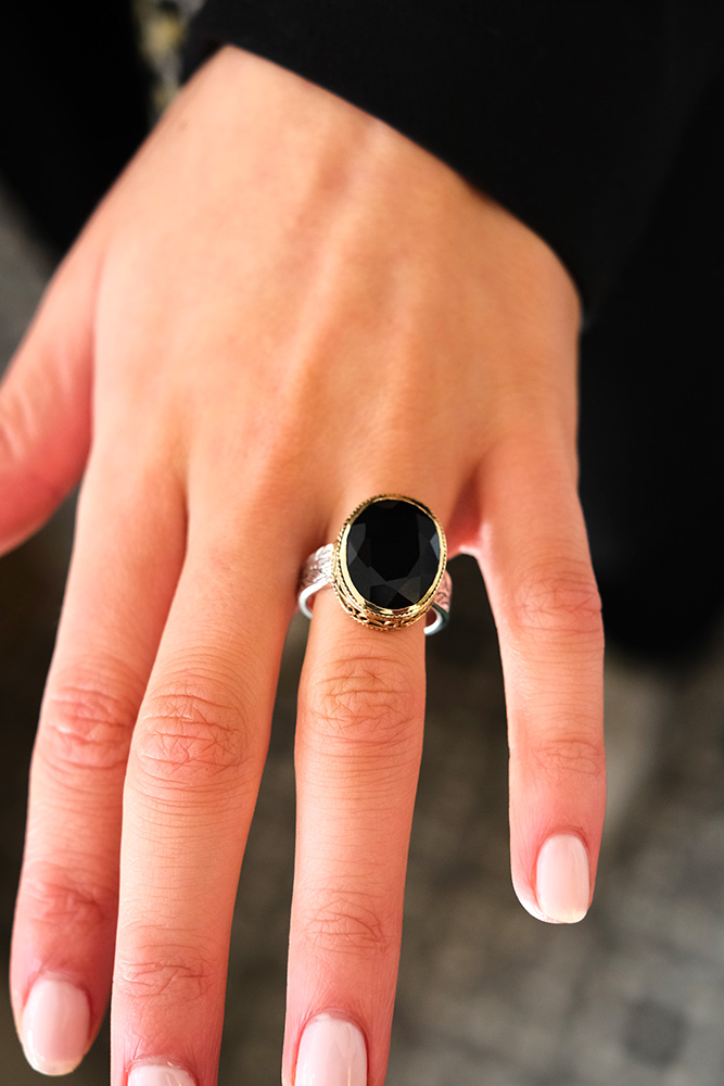 Bague Onyx Noir | CANYON