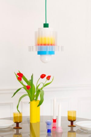 Lampe 'Gigi' n°5 Câble Vert | WARREN & LAETITIA