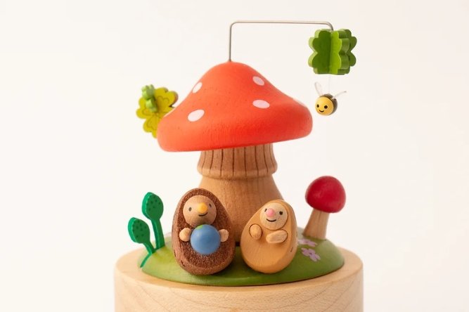 Boîte à musique Trèfle à 4 feuilles | WOODERFUL LIFE