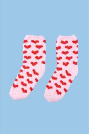 Chaussettes moumoute Coeur | COUCOU SUZETTE