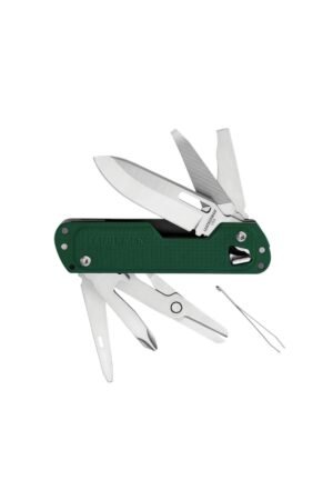 Couteau 'Free T4' Vert | LEATHERMAN
