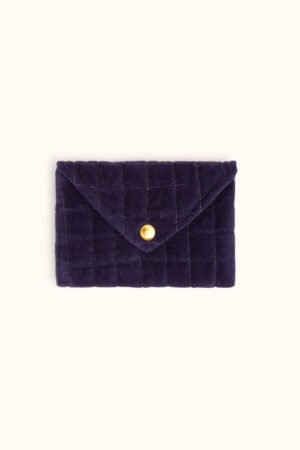 Petite enveloppe 'Ravi' Velours Éclipse | APACHES COLLECTIONS