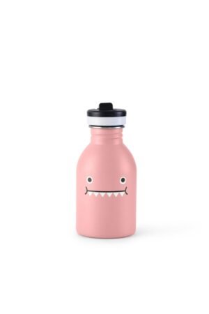 Gourde en inox 'Miss Dino' Pink 25cl | NOODOLL x 24 BOTTLES