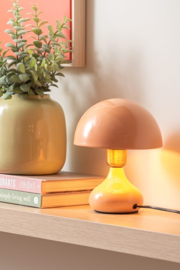 Lampe à poser 'Binc' Orange Pêche | PRESENT TIME