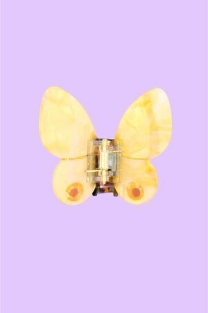 Pince à cheveux Papillon jaune | COUCOU SUZETTE