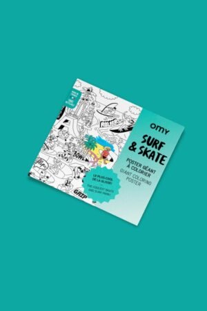 Poster Géant à colorier 'Surf & Skate' | OMY