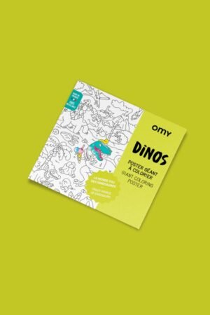 Poster Géant à colorier 'Dinos' | OMY
