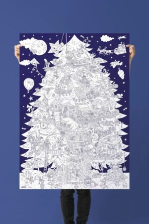 Poster Géant à colorier 'Magic Tree' | OMY