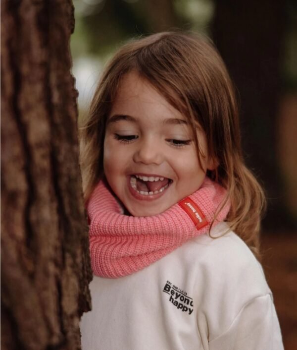 Snood Enfants 'Cocoon' Pink | HELLO HOSSY