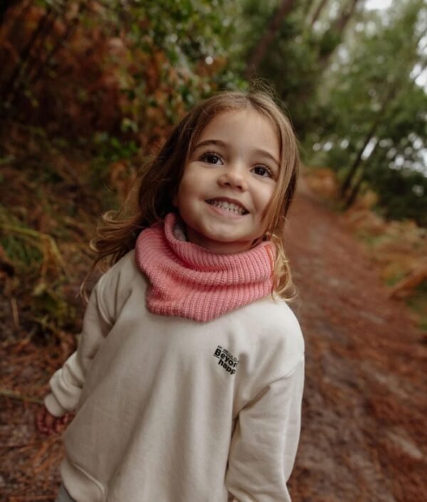 Snood Enfants 'Cocoon' Pink | HELLO HOSSY