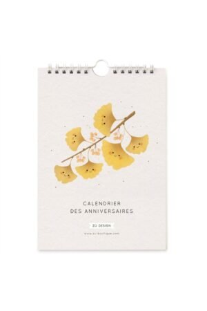 Calendrier des anniversaires 'Ginkgo' | ZÜ