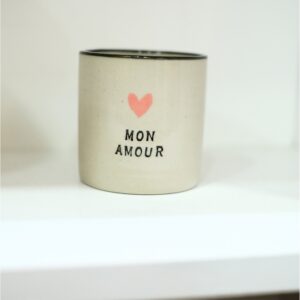 Tasse 'Messagère' Mon amour | 1100 DEGRES