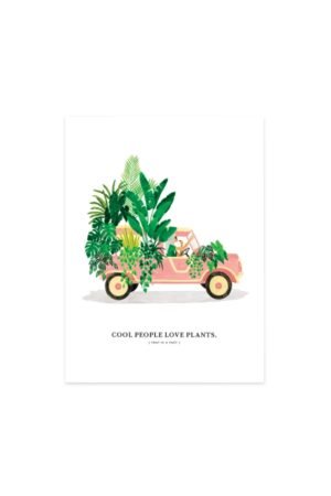 Affiche 'Mehari With Plants' | ALL THE WAYS TO SAY