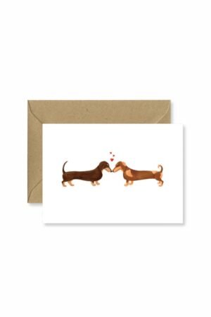 Carte 'Dachshunds Lovers' | ALL THE WAYS TO SAY