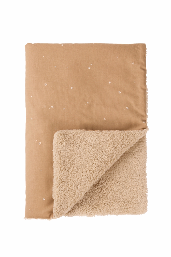 Couverture pour nouveau-né 'Stories' Blush Little Cherries | NOBODINOZ