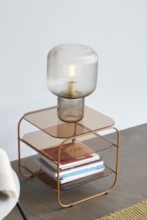 Lampe de table 'Pirum' Marron | HUBSCH