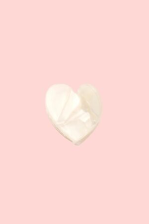 Mini pince à cheveux Coeur Blanc | COUCOU SUZETTE