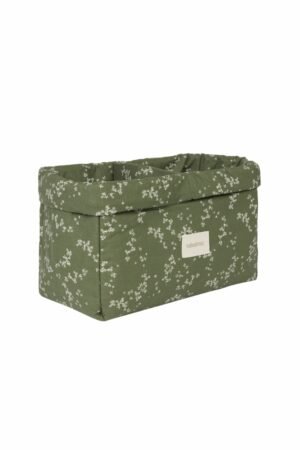 Panier à deux compartiments 'Stories' Green Jasmine | NOBODINOZ
