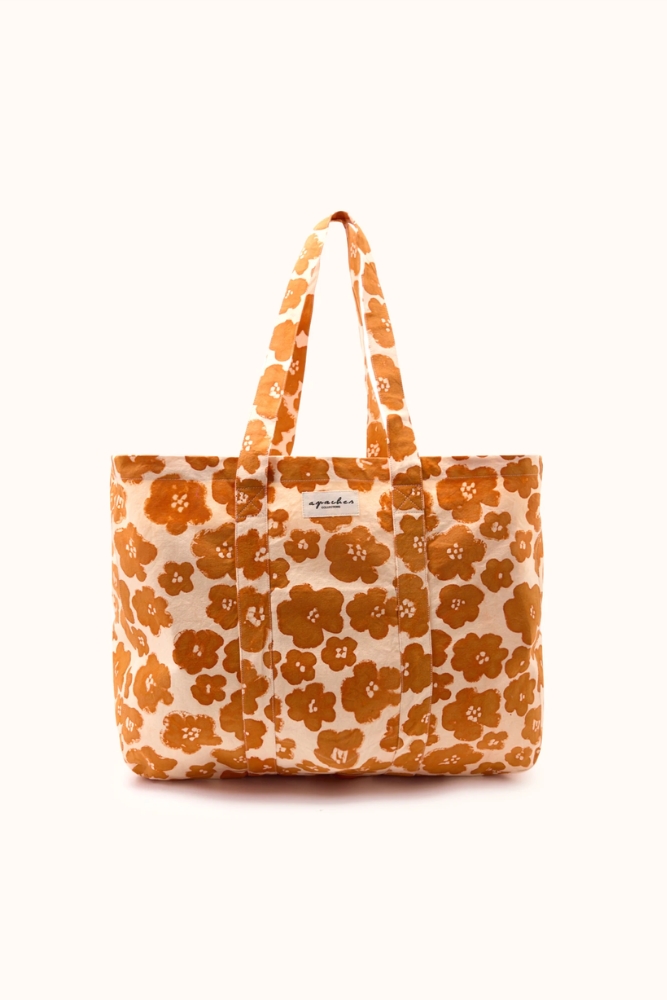 Sac cabas 'Samba' Flora Bold Orange | APACHES COLLECTIONS