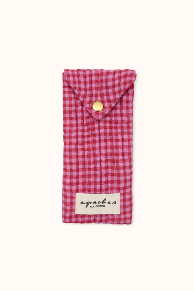 Enveloppe 'Sunny' Khadi Fuchsia | APACHES COLLECTIONS