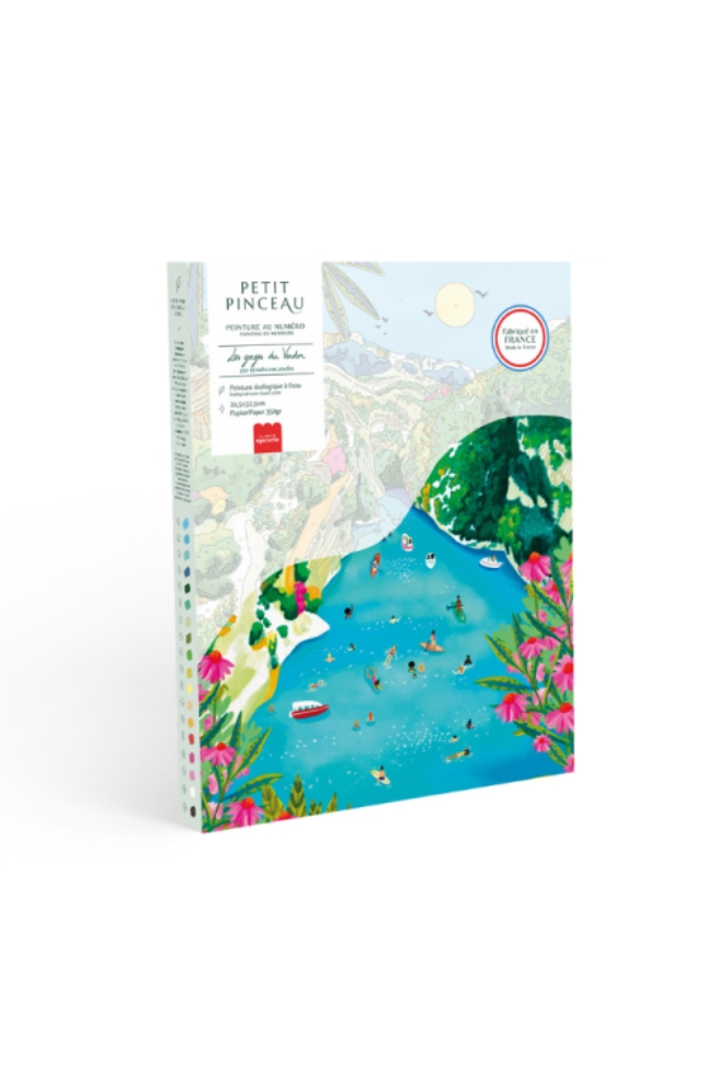 Kit peinture au numéro Petit Pinceau 'Les Gorges du Verdon' | LA PETITE ÉPICERIE