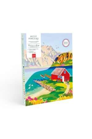 Kit peinture au numéro Petit Pinceau 'Randonnée en Norvège' | LA PETITE ÉPICERIE