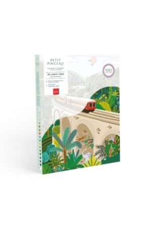 Kit peinture au numéro Petit Pinceau 'Sri-Lanka Train' | LA PETITE ÉPICERIE