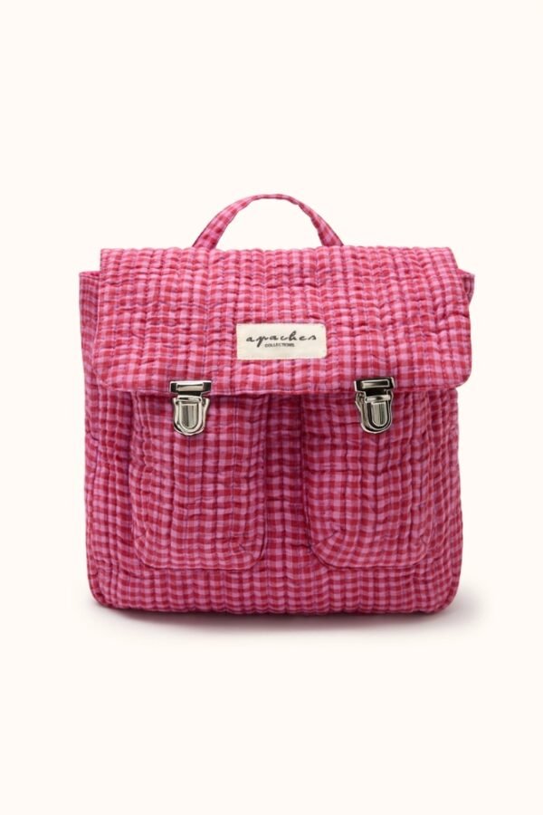 Sac à dos 'Suji' Khadi Fuchsia | APACHES COLLECTIONS