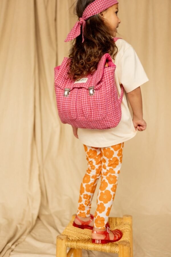 Sac à dos 'Suji' Khadi Fuchsia | APACHES COLLECTIONS