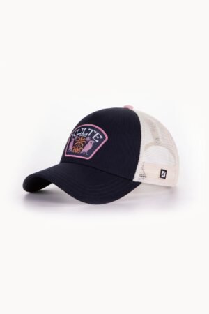 Casquette Motif 'Coco Palm' Navy | KULTE
