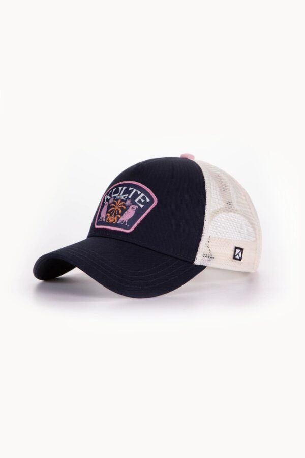 Casquette Motif 'Coco Palm' Navy | KULTE
